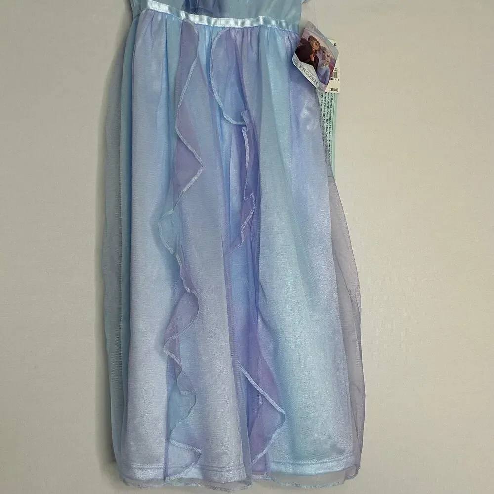 Disney Frozen Elsa Dress Costume Girls Size 3T Blue Purple NWT Halloween